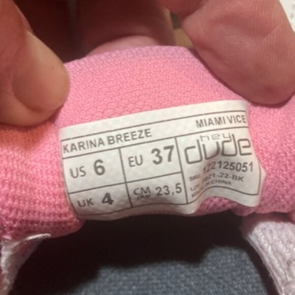 Hey Dude, Dry Step mesh women's size 6 shoes - Picture 6 of 6